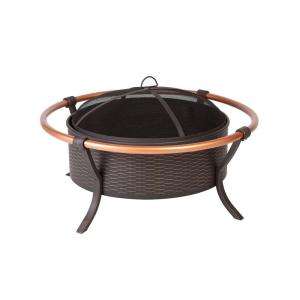 Fire Sense Woven Fire Pit With Copper Patio Finish Rail 60859 at The 