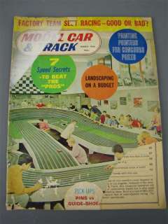 Vintage Model Car & Track March 1966 Magazine Vol 3. #3  