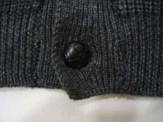   Wool 4XLT Woolrich Sweater Cardigan Gray Shawl Button Pocket 4XL Coat