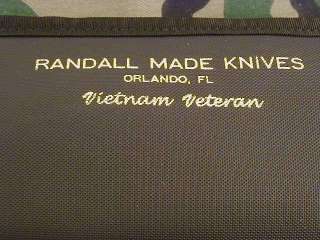 RANDALL KNIFE KNIVES VIETNAM VETERAN #364 OF 500 MADE #7835  