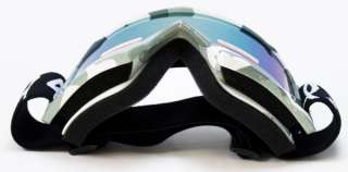 Cloud 9 Snow Ski Goggles Gray Camo Frames Green Revo Anti Fog Lens 