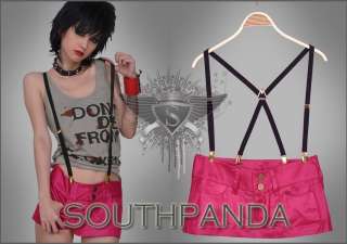 SL302 Punk Rock Sexy Lady Mini Belt Skirts Gothic  