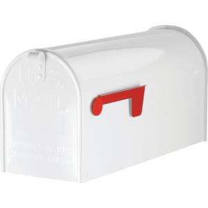 Gibraltar Mailboxes Albany Aluminum Post Mount T2 Large Rural Mailbox 