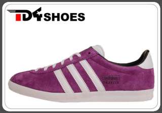 Adidas Originals Gazelle OG W Purple Suede White 2012 Womens Casual 