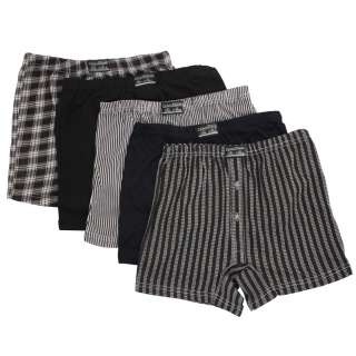 Big Size Cotton Boxer Shorts Underwear with Button Fly Jersey 