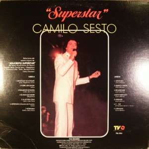 CAMILO SESTO Superstar TVO Records TVL 1514  