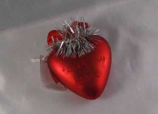 Sandra Magsamen Christmas Heart Ornament, Tuch my Heart  