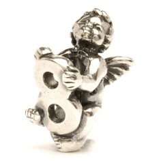 Authentic Trollbeads Silver Cherub Number 8 11322 08  