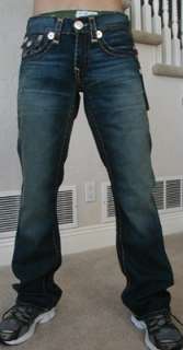 NWT True religion mens Billy Super T chain stitch jeans in Revolver 