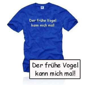 Herren T Shirt Der Frühe VOGEL kann mich mal: .de: Sport 