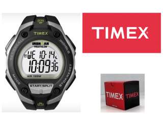   New Mens Timex Indiglo Oversize Digital Ironman Triathlon Watch T5K412