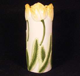 Seymour Mann TULIP TIME Figural Vase Hand Paint VINTAGE  