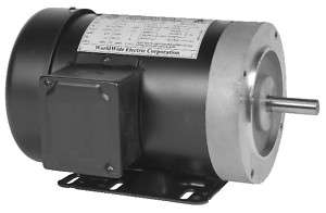 Electric Motor 2 hp 3 phase 1800 rpm TEFC 56C Frame  