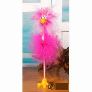 Pink Crown Ostrich Feather Ball Pen,Party Favours,ST059  