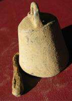 Metal Detector Find  Ancient Artifact   BRONZE BELL 8111  