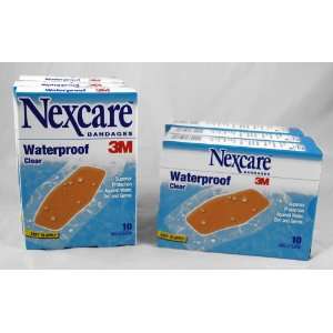  Lot of 60 Nexcare 3M Watrproof Bandages Clear