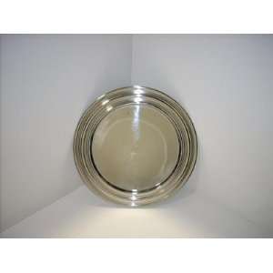 ACCUBANKER Elegant Serving and Decorative 15 Inch Silver Tray  