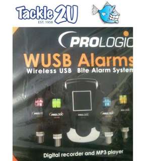 Prologic WUSB Wireless USB Fishing Carp Bite Alarms +  Player 