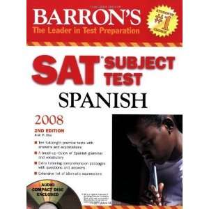  Barrons SAT Subject Test Spanish with Audio CD (Barrons 