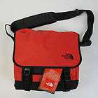 NEW The North Face Base Camp Messenger Bag Small Black Red FREEPOST