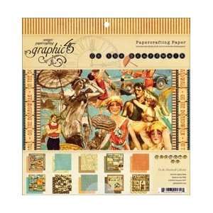  On The Boardwalk Double Sided Cover Weight Paper Pad 8X8 
