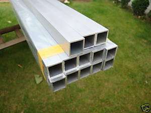 Aluminium Vierkant Rohr 25x25mm   Volierenbau  