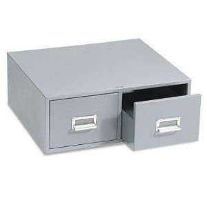  Buddy Products 16581   Steel Double Drawer Card Cabinet 