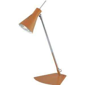 Leivik Collection 3 Light 15 Orange LED Desk Lamp with Matching All 