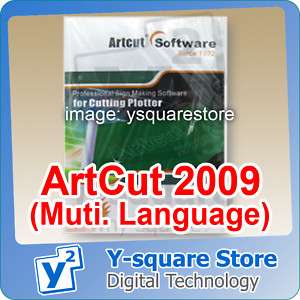 ARTCUT 2009 Pro Software 4 Sign Vinyl plotter cutting I  