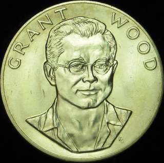   Ounce Gold Medal   Grant Wood, American Arts Commemorative Series   DB