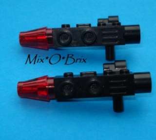 LEGO STAR WARS   2 x AERIAL BLASTER WEAPONS Red  