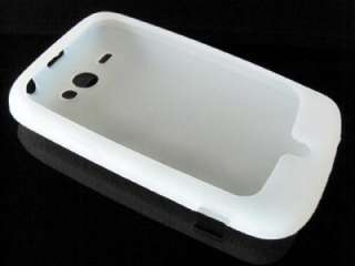   BLANC HOUSSE ETUI SILICONE CASE COVER POUR HTC Wildfire