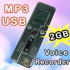 Digital Voice Recorder Dictaphone Pen MP3 USB 2GB D18 A
