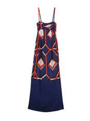 Montoya Full length Aztec Dress by Malene Birger   Blue   Buy Dresses 