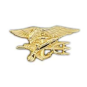  United States Navy Seals Trident Gold Lapel Pin 