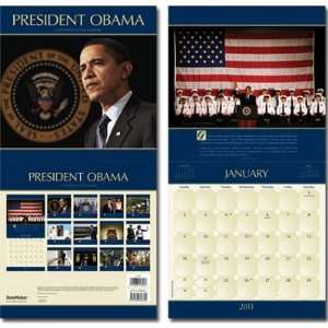   ) President Barack Obama 12 Month Wall Calendar 2011