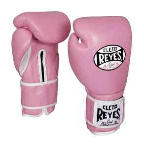 Cleto Reyes Training Gloves Boxing 10 16oz Pink Velcro  