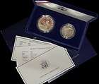 1986 S US LIBERTY 2 COIN HALF AND DOLLAR PROOF SET NO BOX FREE S&H Y3