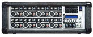PYLE 8 Ch 800 Watts Powered Mixer w/ Input PMX802M  