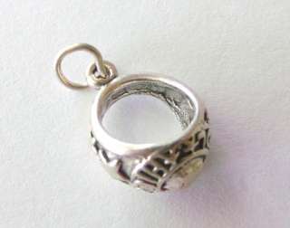 925 Sterling Silver High School Class Ring Charm or Pendant  