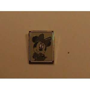  Disney Pin Trading Minnie Mouse Black White Snapshot 