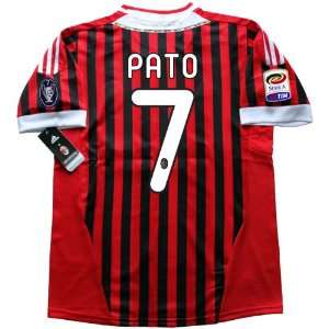 New Soccer Jersey Pato #7 Ac Milan Home Football Shirt 2011 12 Size S 
