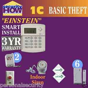 WIRELESS HOME SECURITY SYSTEM HOUSE ALARM w AUTO DIALER 3 YEAR 