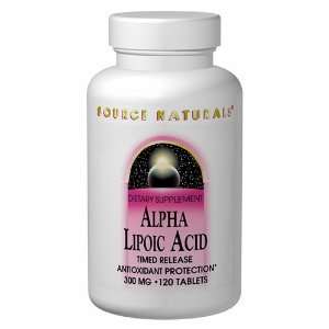  Alpha Lipoic Acid 200mg 60 tabs, Source Naturals Health 