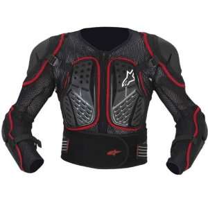   On Road Racing Motorcycle Body Armor   Black/Red / Medium: Automotive