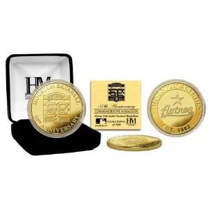    Houston Astros 50th Anniversary Gold Coin