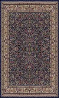 NAVY BLUE Area RUG 3x4 PERSIAN sarouk Oriental Carpet  