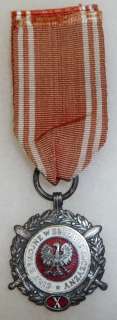 COLD WAR VINTAGE POLAND 10 YEAR MILITARY SERVICE MEDAL  