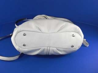 Makowsky Stone Leather Kayla Tote Handbag Purse Authentic Pre Owned 
