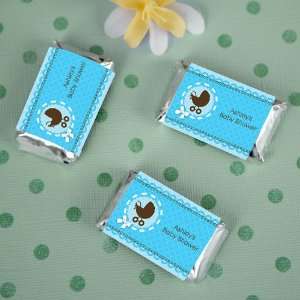  Boy Baby Carriage   20 Mini Candy Bar Wrapper Sticker Labels Baby 